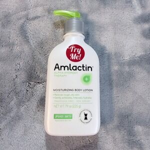 AmLactin Alpha-Hydroxy Therapy Moisturizing Body Lotion 7.9 oz Fragrance Free‎